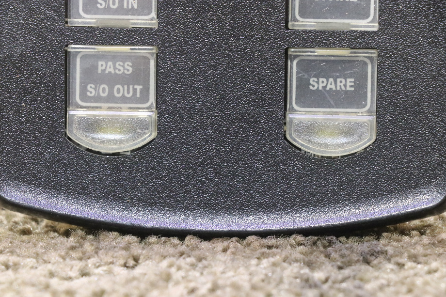USED MOTORHOME INTELLITEC 4 PUSH BUTTON SWITCH PANEL FOR SALE RV Components 