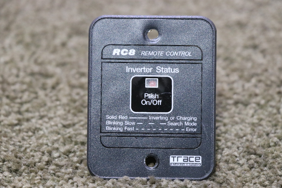 USED TRACE ENGINEERING RC8 REMOTE CONTROL RV PARTS FOR SALE RV Components 