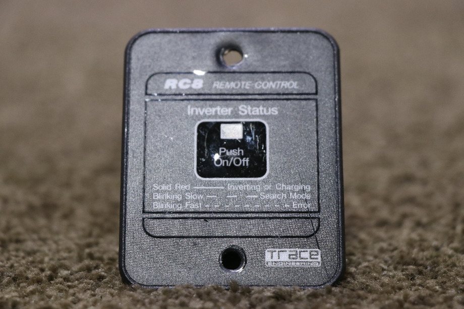 USED TRACE ENGINEERING RC8 REMOTE CONTROL RV PARTS FOR SALE RV Components 