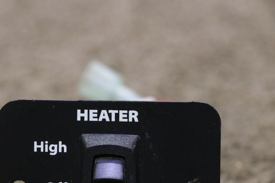 USED HEATER CRAFT HIGH / OFF / LOW SWITCH PANEL RV/MOTORHOME PARTS FOR SALE RV Components 
