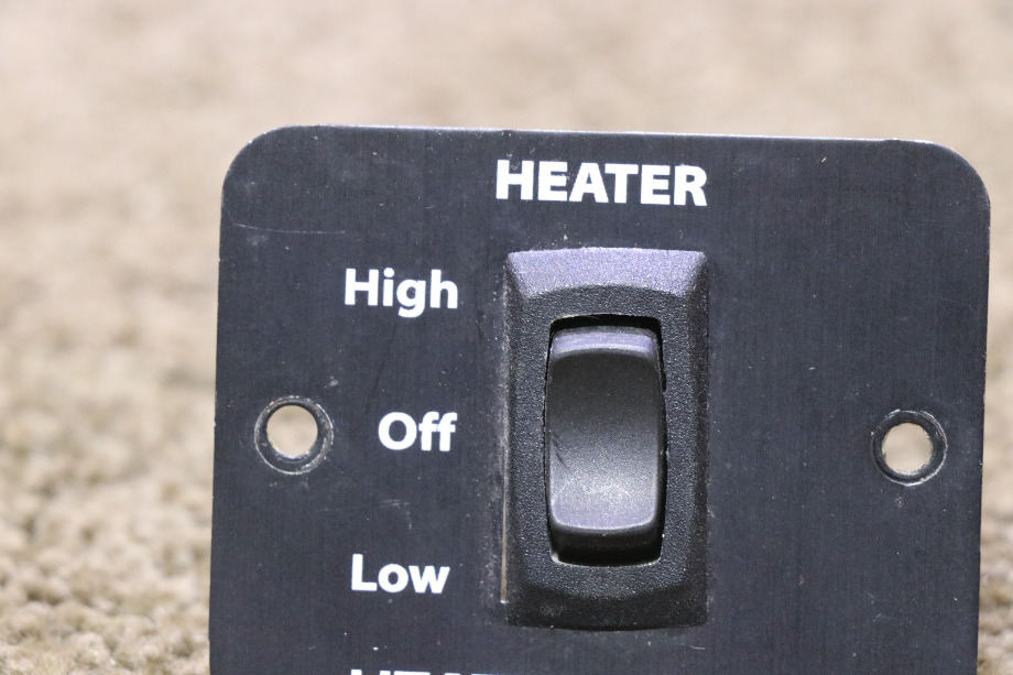 USED RV HEATER CRAFT HIGH / OFF / LOW SWITCH PANEL FOR SALE RV Components 