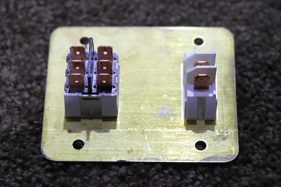 USED POWER DOME DOUBLE SWITCH PANEL RV/MOTORHOME PARTS FOR SALE RV Components 