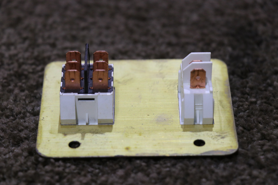USED POWER DOME DOUBLE SWITCH PANEL RV/MOTORHOME PARTS FOR SALE RV Components 
