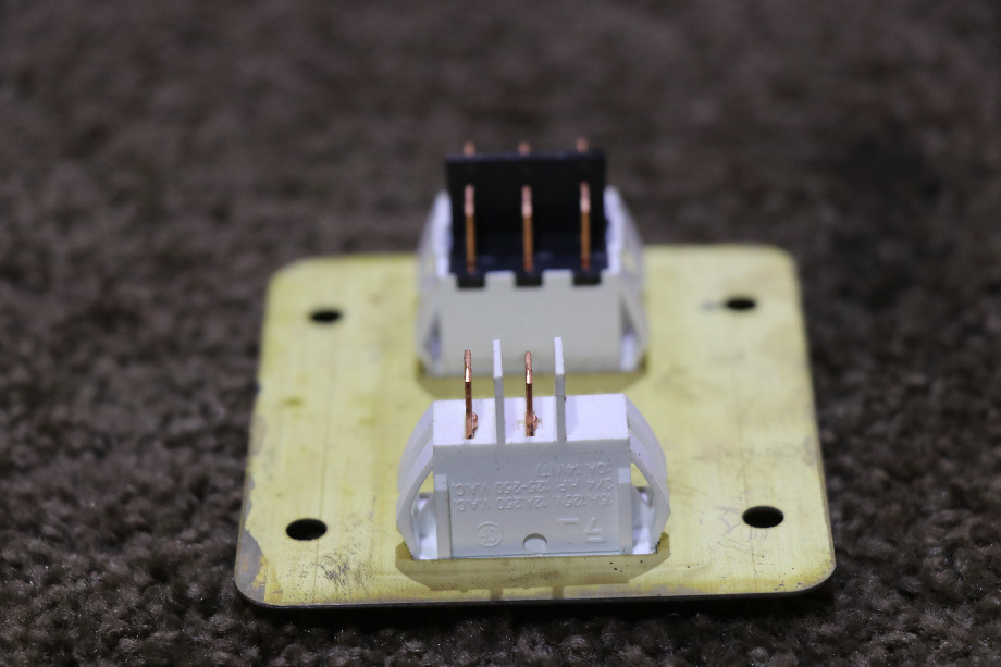 USED POWER DOME DOUBLE SWITCH PANEL RV/MOTORHOME PARTS FOR SALE RV Components 