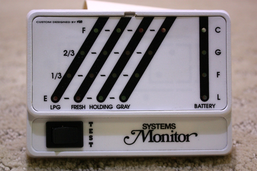 USED TANK MONITOR PANEL FOR SALE RV Components 