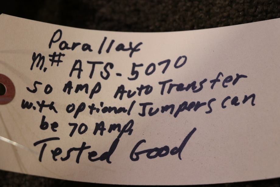 USED PPS ATS 5070 AUTOMATIC LINE/GENERATOR SWITCH MOTORHOME PARTS FOR SALE RV Components 