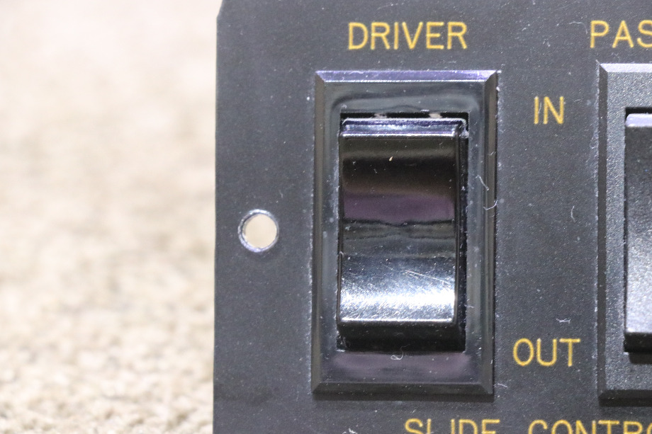 USED RV/MOTORHOME DRIVER / PASSENGER SLIDE CONTROL SWITCH PANEL FOR SALE RV Components 