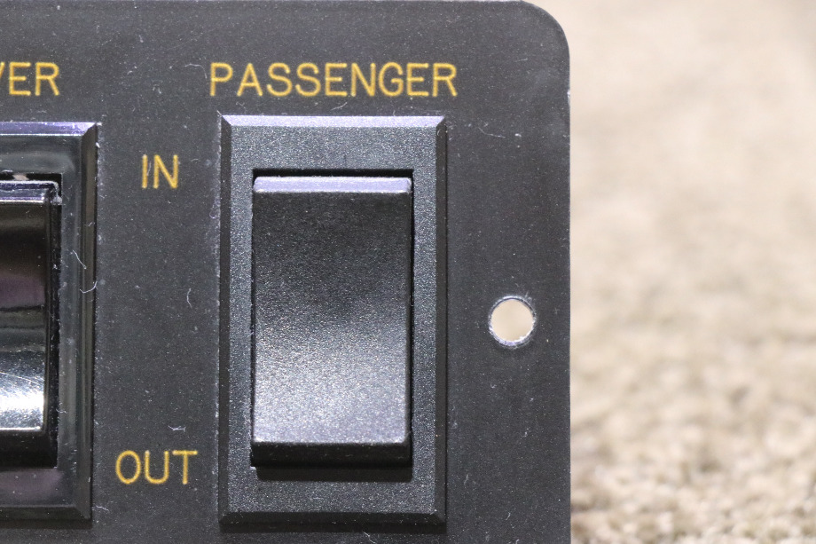USED RV/MOTORHOME DRIVER / PASSENGER SLIDE CONTROL SWITCH PANEL FOR SALE RV Components 