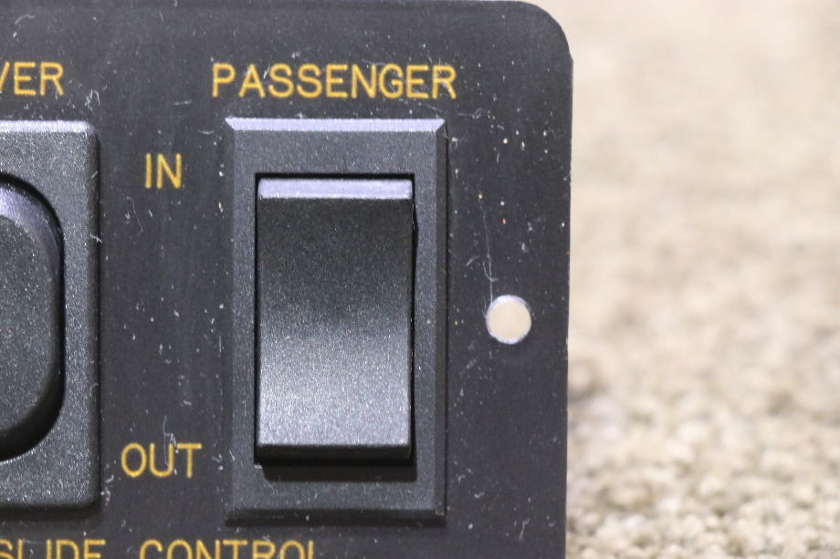USED DRIVER / PASSENGER SLIDE CONTROL SWITCH PANEL RV PARTS FOR SALE RV Components 