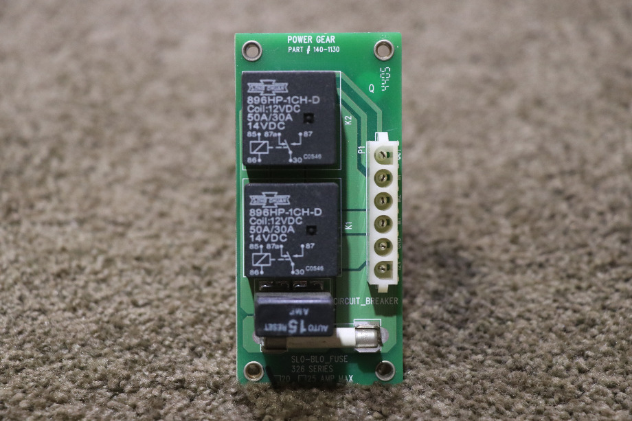 USED RV 140-1130 POWER GEAR SLIDE OUT CONTROL BOARD FOR SALE RV Components 