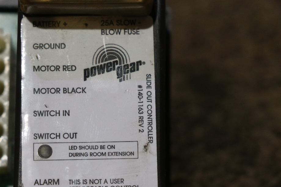 USED RV/MOTORHOME POWER GEAR SLIDE OUT CONTROLLER 140-1163 FOR SALE RV Components 