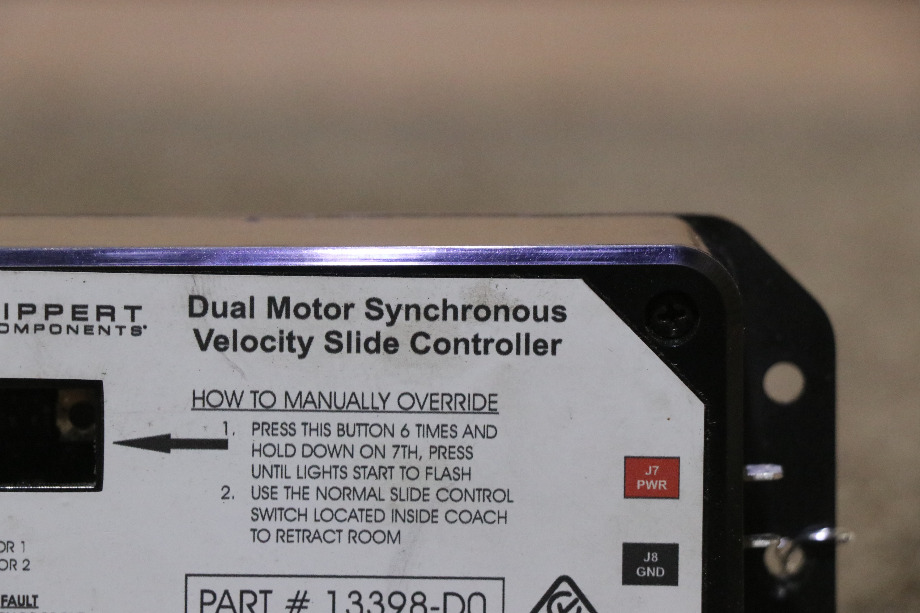 USED 13398-D0 LIPPERT DUAL MOTOR SYNCHRONOUS VELOCITY SLIDE CONTROLLER RV PARTS FOR SALE RV Components 