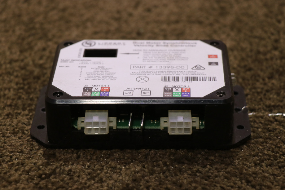 USED 13398-D0 LIPPERT DUAL MOTOR SYNCHRONOUS VELOCITY SLIDE CONTROLLER RV PARTS FOR SALE RV Components 