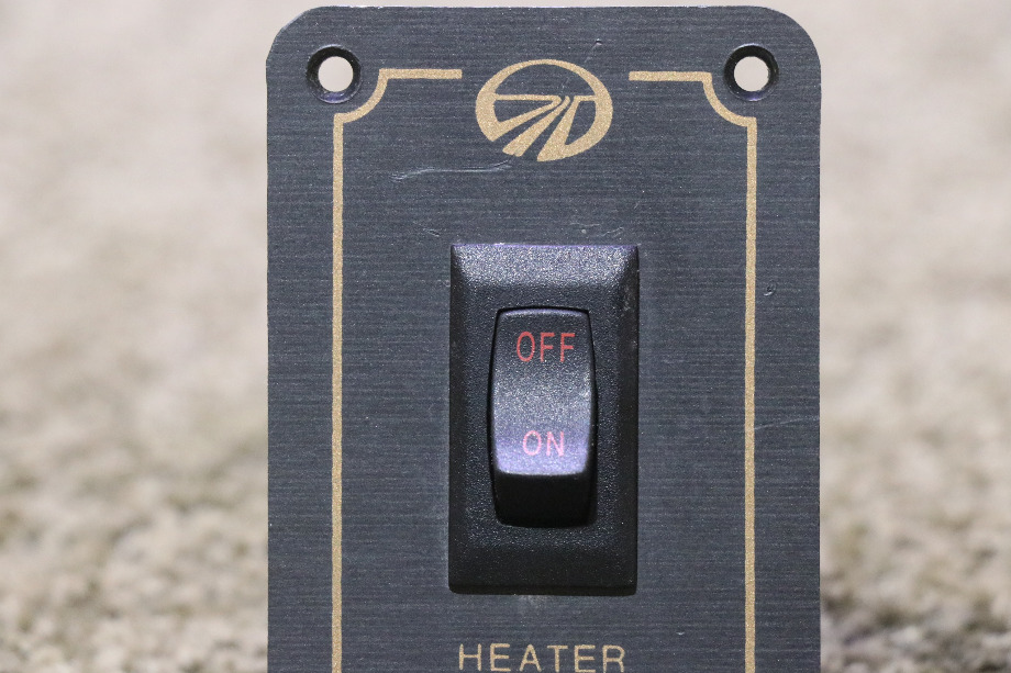 USED MONACO HEATER OFF / ON SWITCH PANEL MOTORHOME PARTS FOR SALE RV Components 
