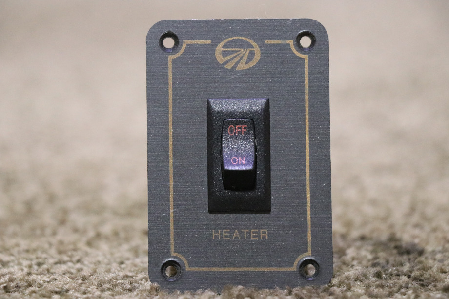USED MOTORHOME MONACO HEATER OFF / ON SWITCH PANEL FOR SALE RV Components 