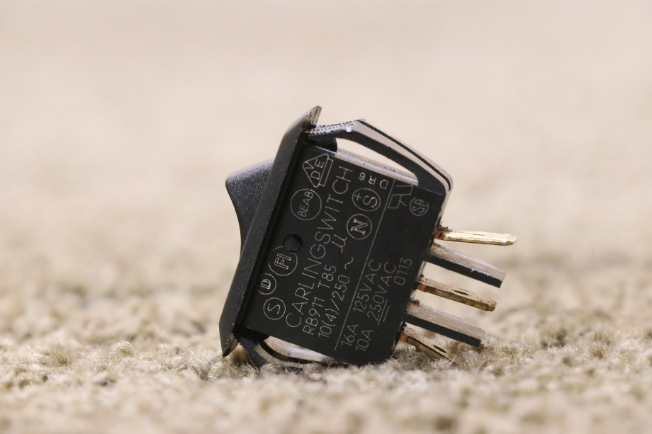USED RV BLACK ROCKER SWITCH FOR SALE RV Components 