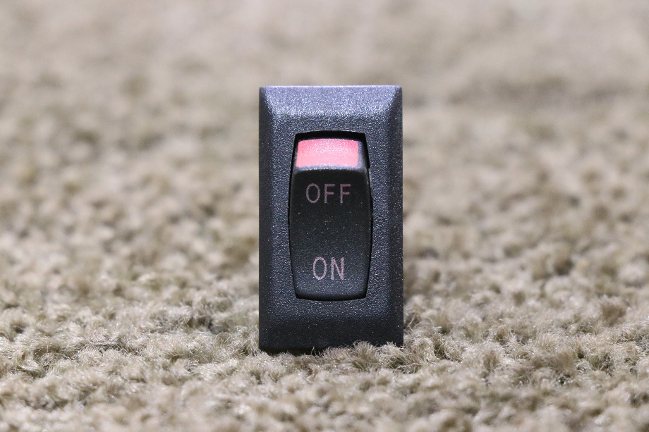 USED MOTORHOME BLACK OFF / ON ROCKER SWITCH FOR SALE RV Components 