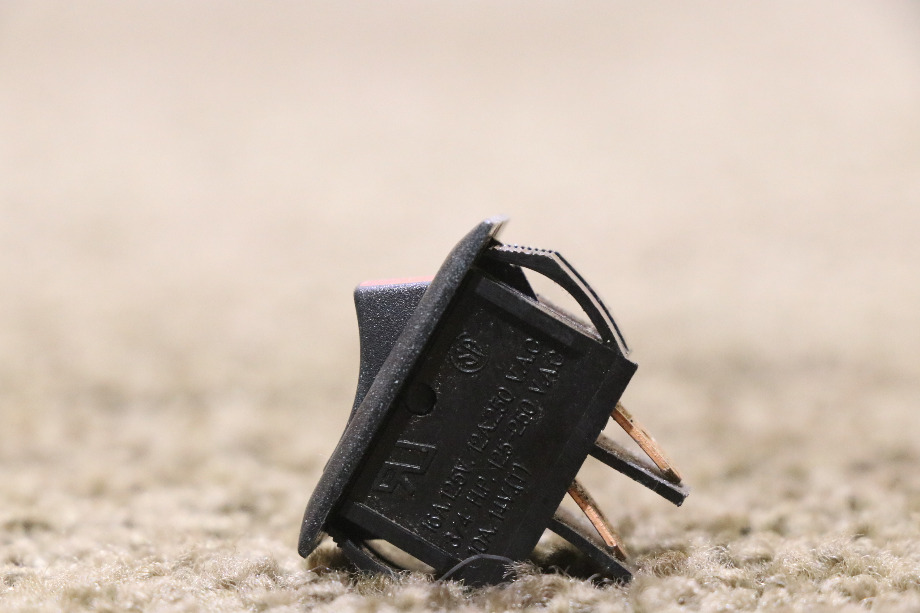 USED MOTORHOME BLACK OFF / ON ROCKER SWITCH FOR SALE RV Components 