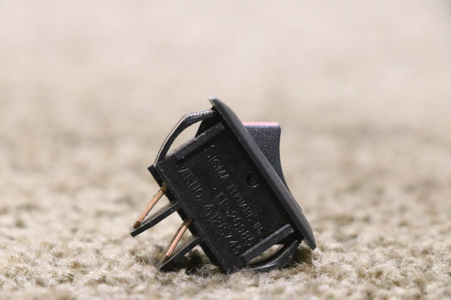 USED MOTORHOME BLACK OFF / ON ROCKER SWITCH FOR SALE RV Components 