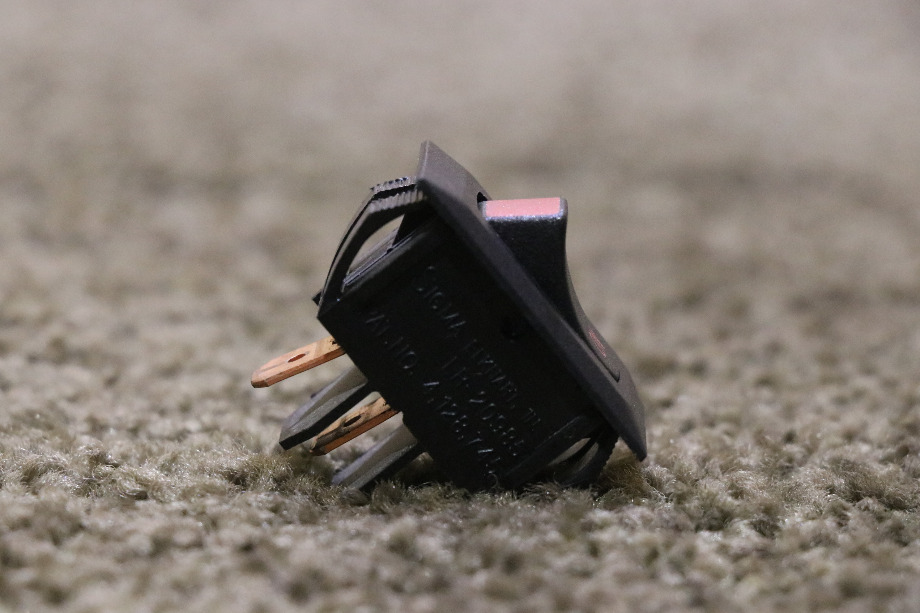 USED OFF / ON BLACK ROCKER SWITCH MOTORHOME PARTS FOR SALE RV Components 