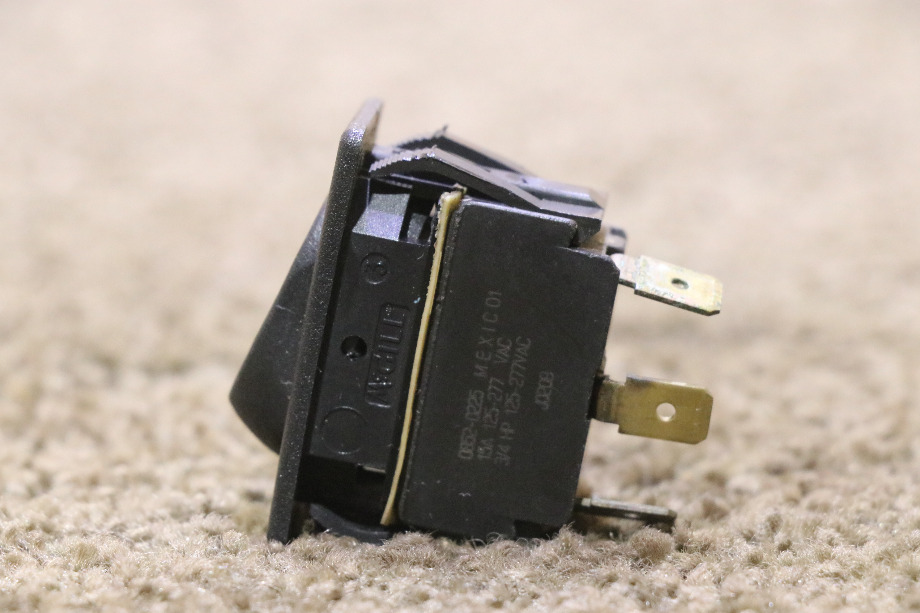 USED RV/MOTORHOME BLACK ROCKER SWITCH 0852-0225 FOR SALE RV Components 