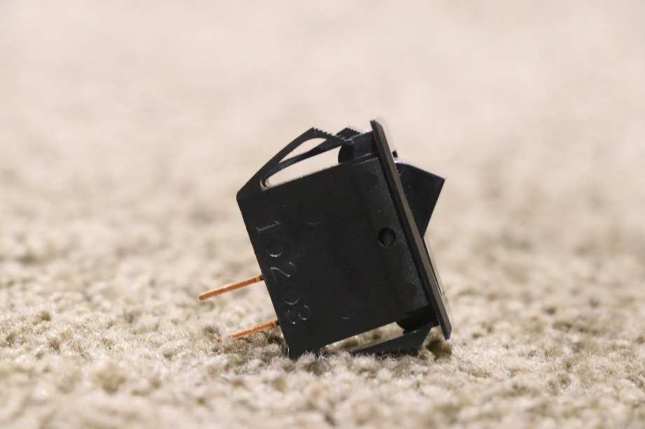 USED SMALL BLACK DASH SWITCH RV/MOTORHOME PARTS FOR SALE RV Components 