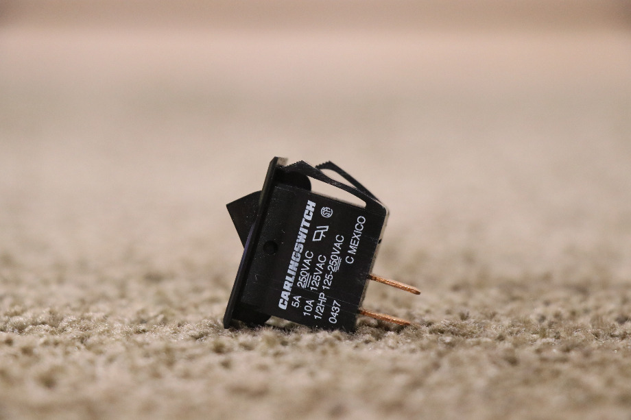 USED RV SMALL BLACK DASH SWITCH FOR SALE RV Components 