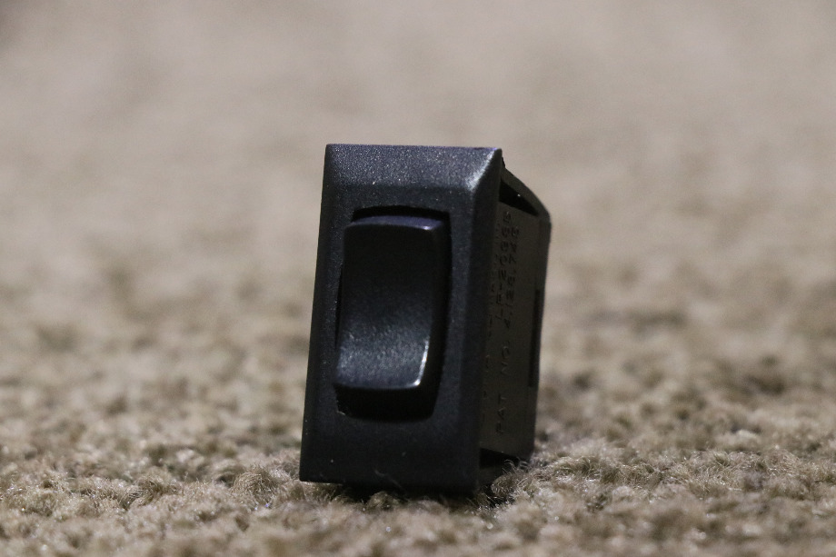 USED MOTORHOME SMALL BLACK ROCKER SWITCH FOR SALE RV Components 