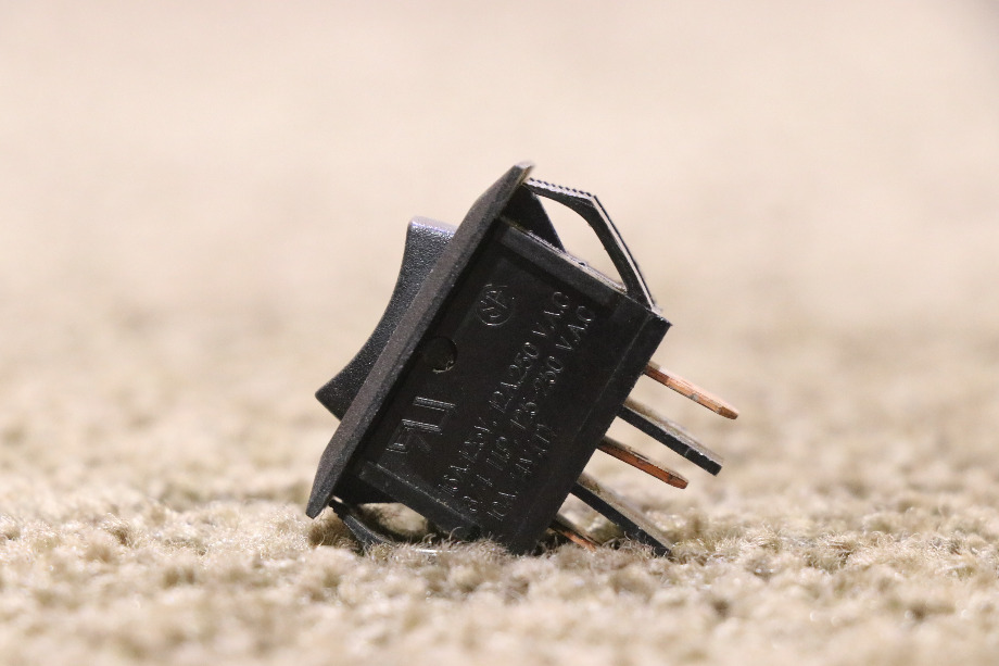 USED SMALL BLACK ROCKER SWITCH RV PARTS FOR SALE RV Components 