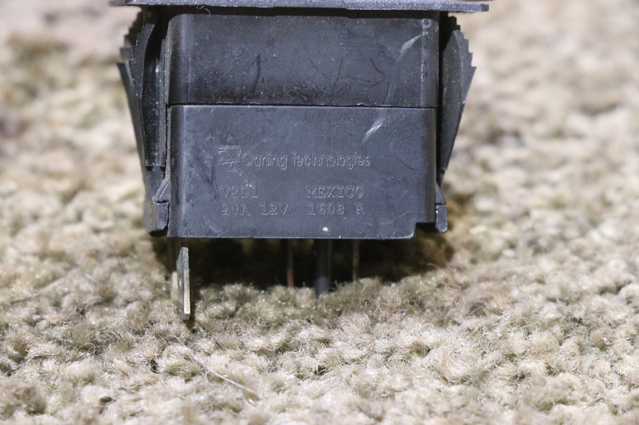 USED RV/MOTORHOME BLACK ROCKER SWITCH V2D1 FOR SALE RV Components 
