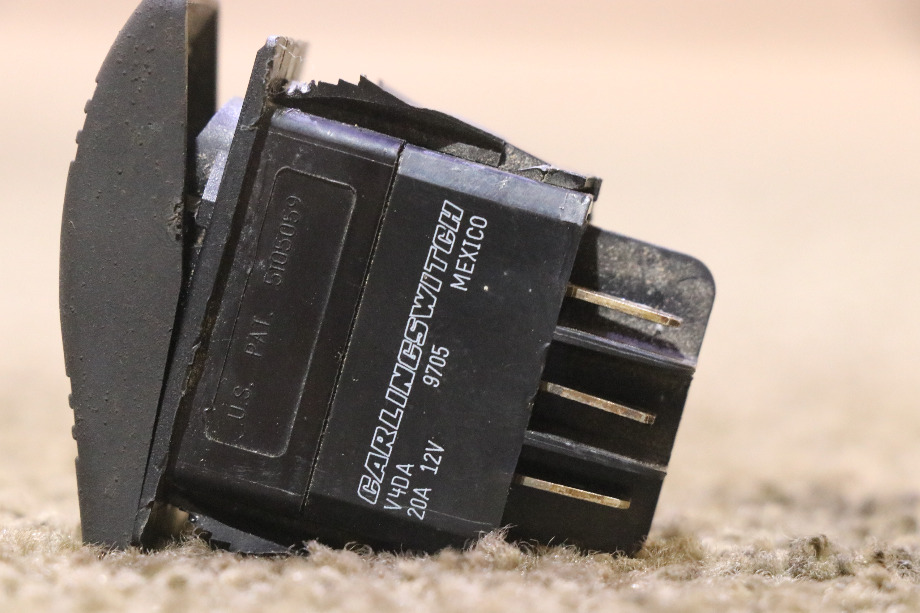 USED V4DA BLACK ROCKER SWITCH RV PARTS FOR SALE RV Components 