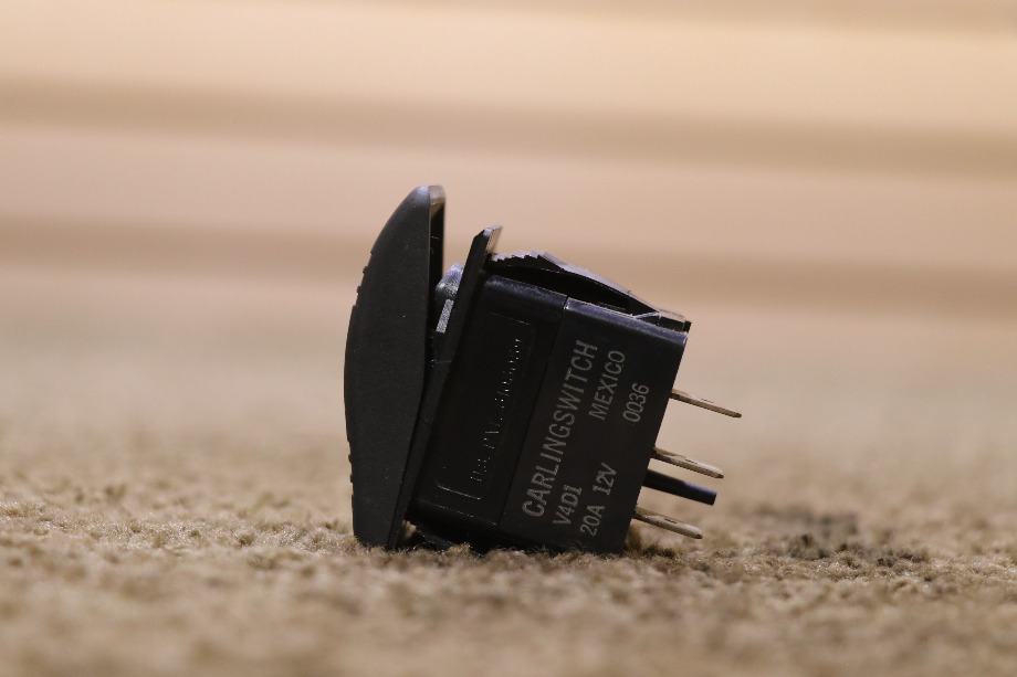 USED BLACK V4D1 ROCKER SWITCH MOTORHOME PARTS FOR SALE RV Components 