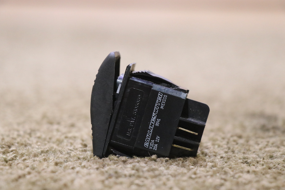 USED MOTORHOME BLACK V2DA ROCKER SWITCH FOR SALE RV Components 