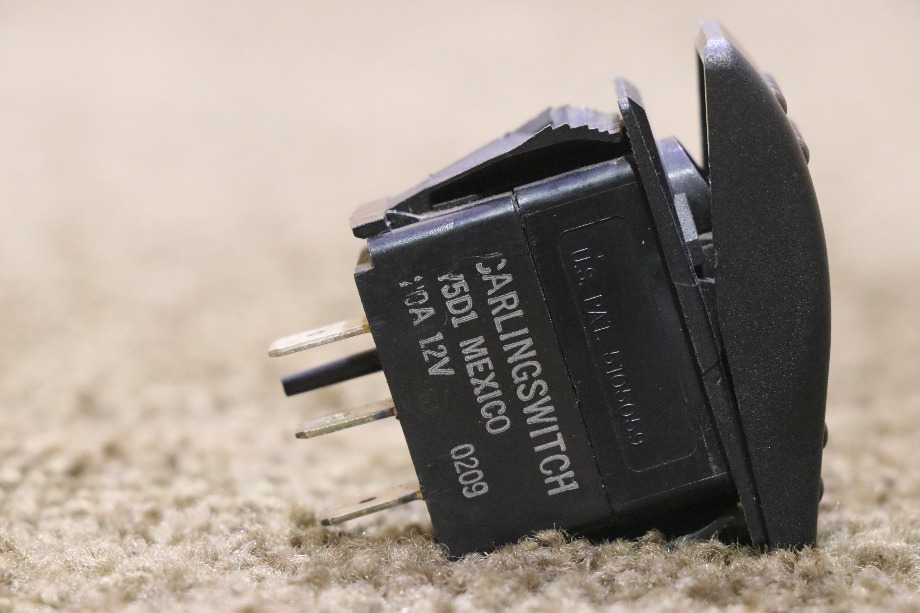 USED BLACK V5D1 ROCKER SWITCH MOTORHOME PARTS FOR SALE RV Components 