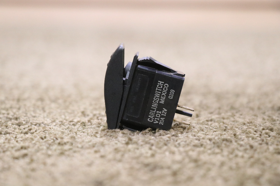 USED BLACK ROCKER SWITCH V1D1 RV/MOTORHOME PARTS FOR SALE RV Components 