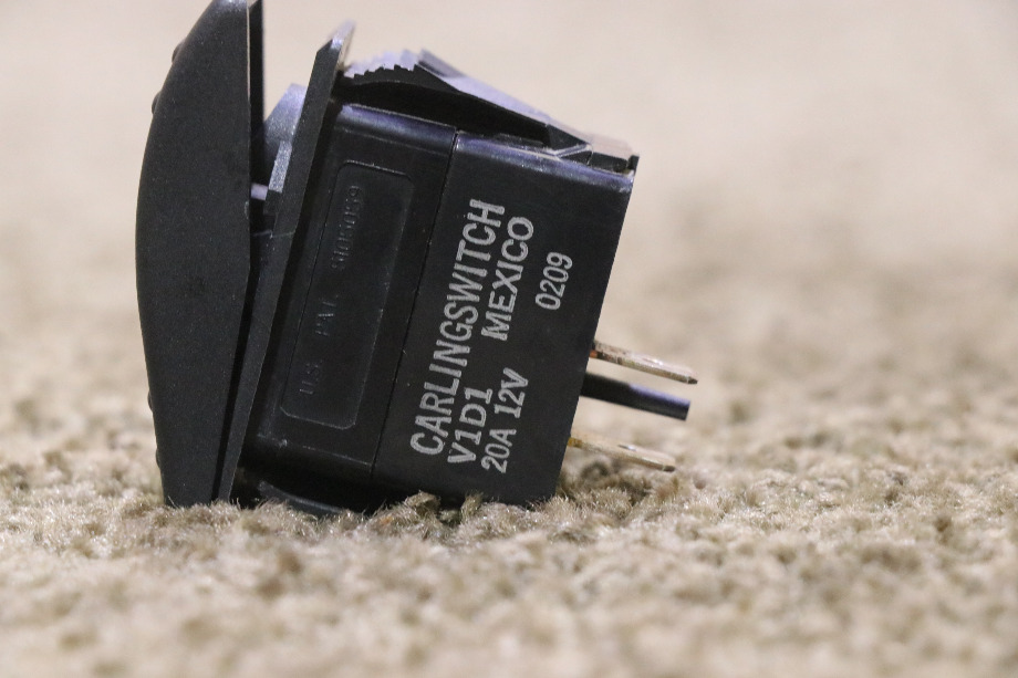 USED BLACK ROCKER SWITCH V1D1 RV/MOTORHOME PARTS FOR SALE RV Components 