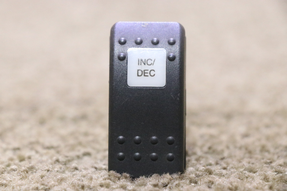 USED MOTORHOME INC / DEC VL11 DASH SWITCH FOR SALE RV Components 