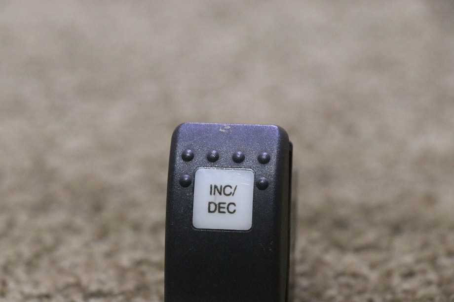 USED MOTORHOME INC / DEC VL11 DASH SWITCH FOR SALE RV Components 