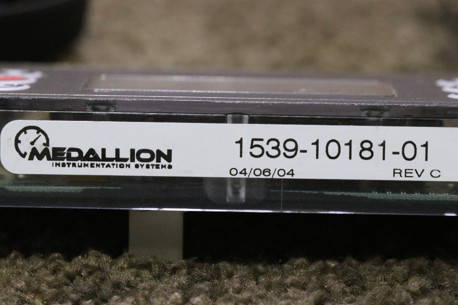 USED RV 1539-10181-01 MEDALLION DASH DISPLAY PANEL FOR SALE RV Components 