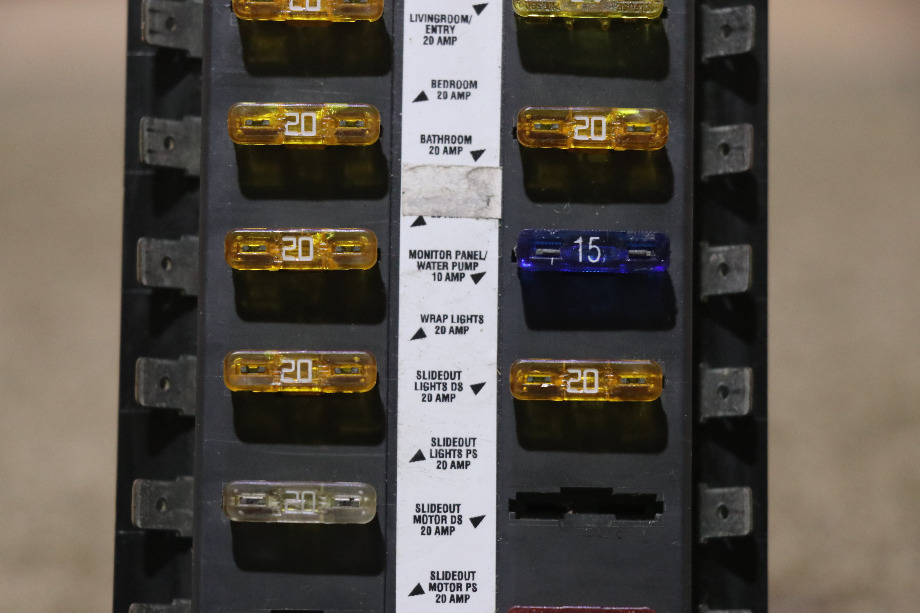 USED RV/MOTORHOME  BUSS ATC FUSE PANEL 15600-20-11 FOR SALE RV Components 