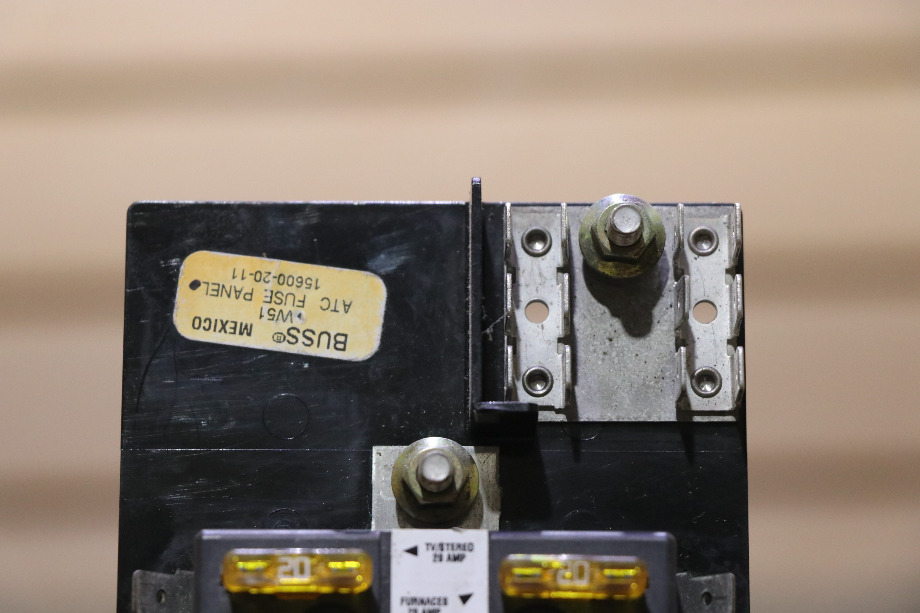 USED RV/MOTORHOME  BUSS ATC FUSE PANEL 15600-20-11 FOR SALE RV Components 