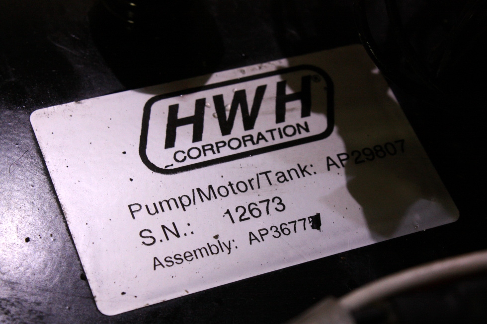 USED RV HWH HYDRAULIC PUMP AP29807 FOR SALE RV Components 