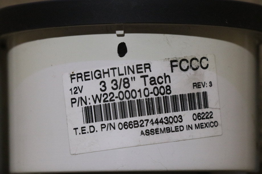 USED FREIGHTLINER TACHOMETER DASH GAUGE W22-00010-008 RV/MOTORHOME PARTS FOR SALE RV Components 