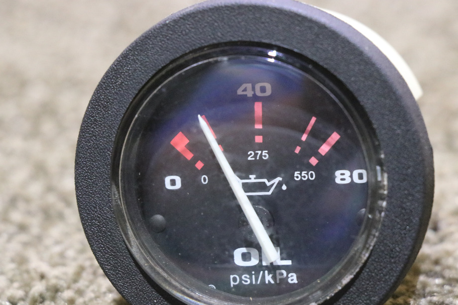 USED RV/MOTORHOME OIL PRESS DASH GAUGE 57916 FOR SALE RV Components 