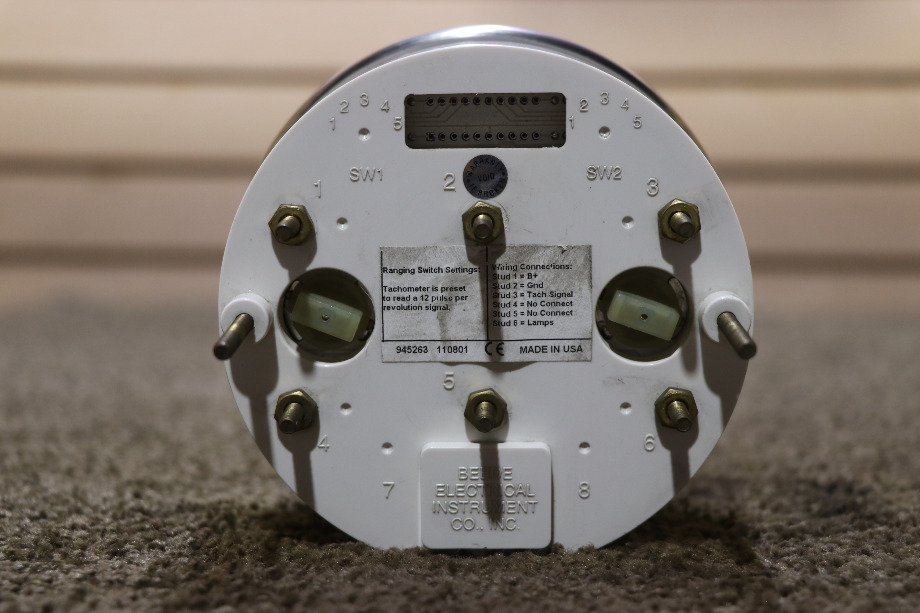 USED MOTORHOME TACHOMETER 945263 DASH GAUGE FOR SALE RV Components 