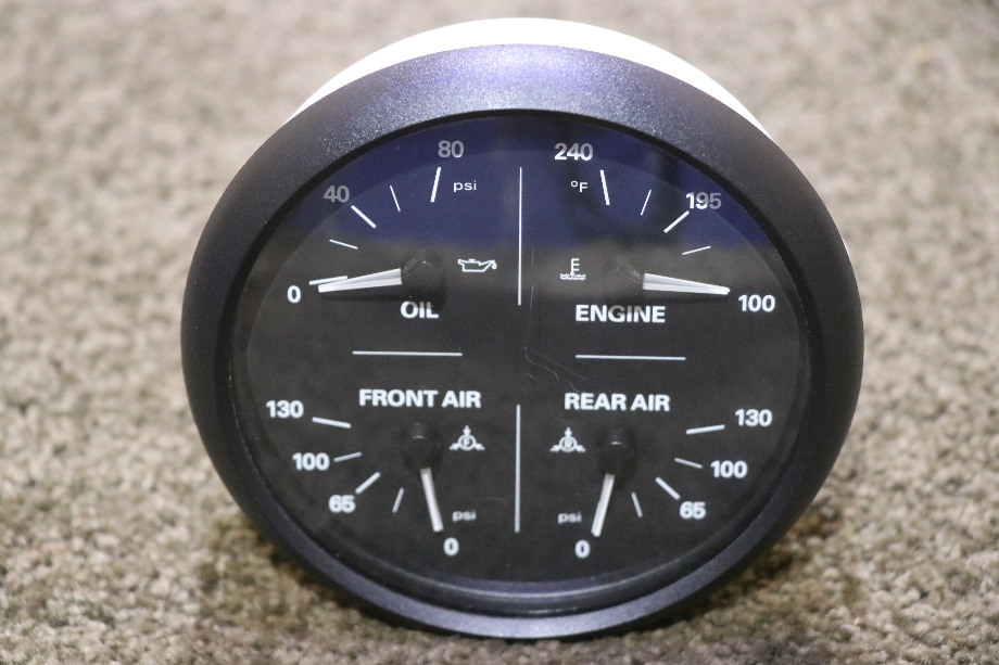 USED MOTORHOME FREIGHTLINER 4 IN 1 7773-10001-01 DASH GAUGE FOR SALE RV Components 