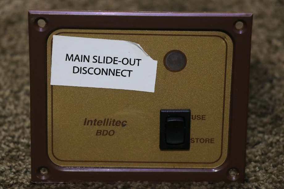 USED 01-00066-000 INTELLITEC BD0 BATTERY DISCONNECT SWITCH PANEL RV PARTS FOR SALE RV Components 