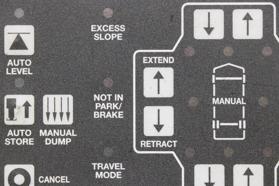 USED MOTORHOME HWH COMPUTERIZED LEVELING AP46382 TOUCH PAD FOR SALE RV Components 