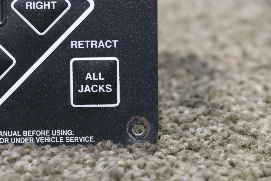 USED POWER GEAR 140-1226 ELECTRONIC LEVELING TOUCH PAD MOTORHOME PARTS FOR SALE RV Components 