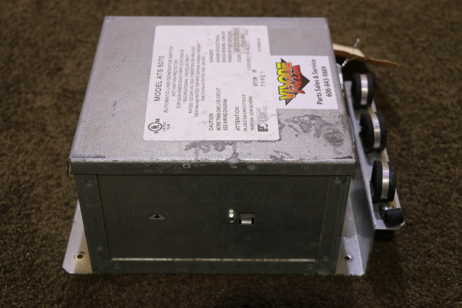 USED ATS 5070 PPS AUTOMATIC LINE/GENERATOR SWITCH RV PARTS FOR SALE RV Components 